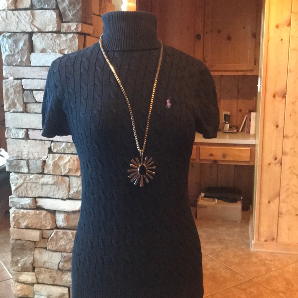 Short sleeved Ralph Lauren turtleneck sweater